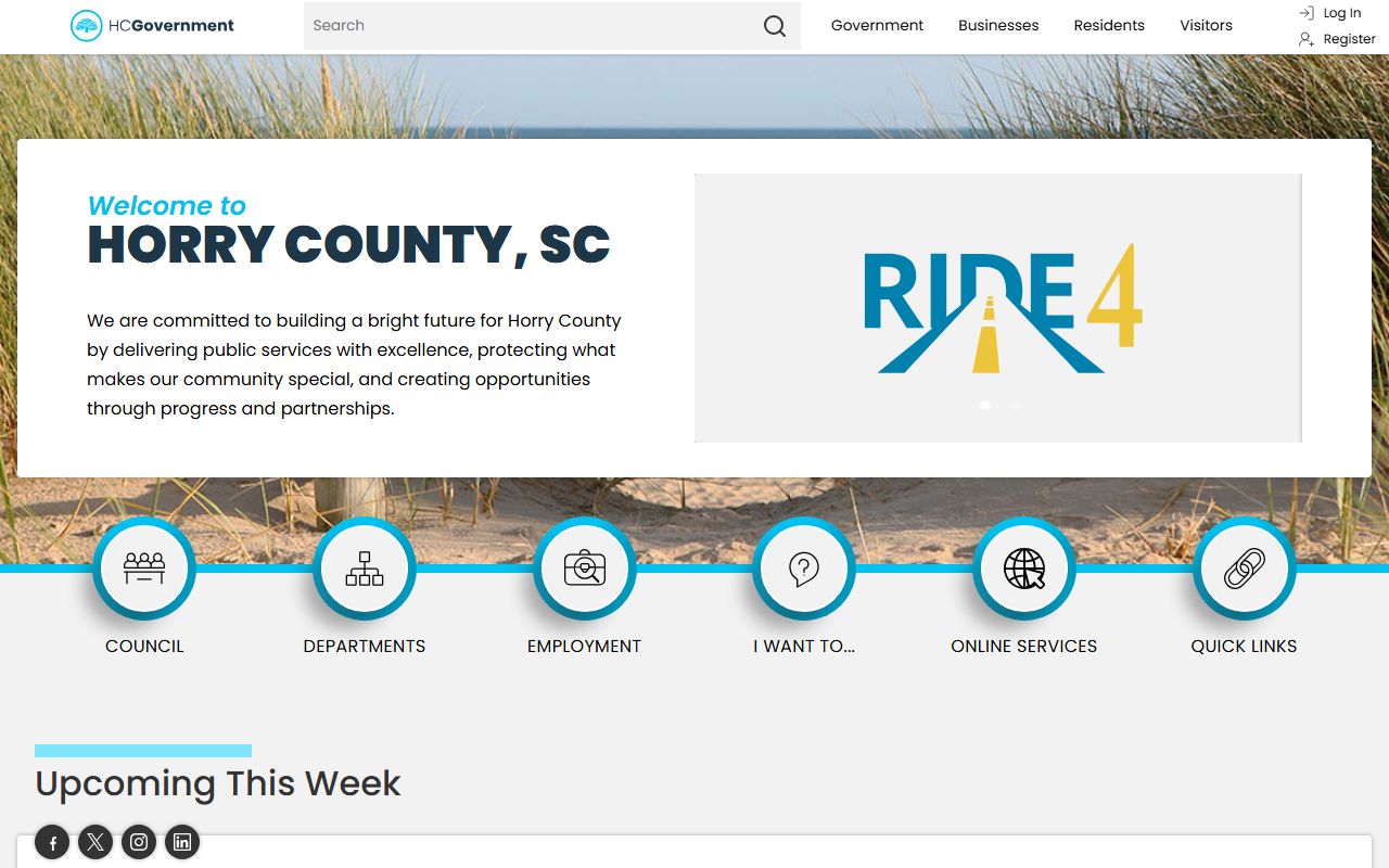 Horry County portal for Myrtle Beach recent bookings and inmate search