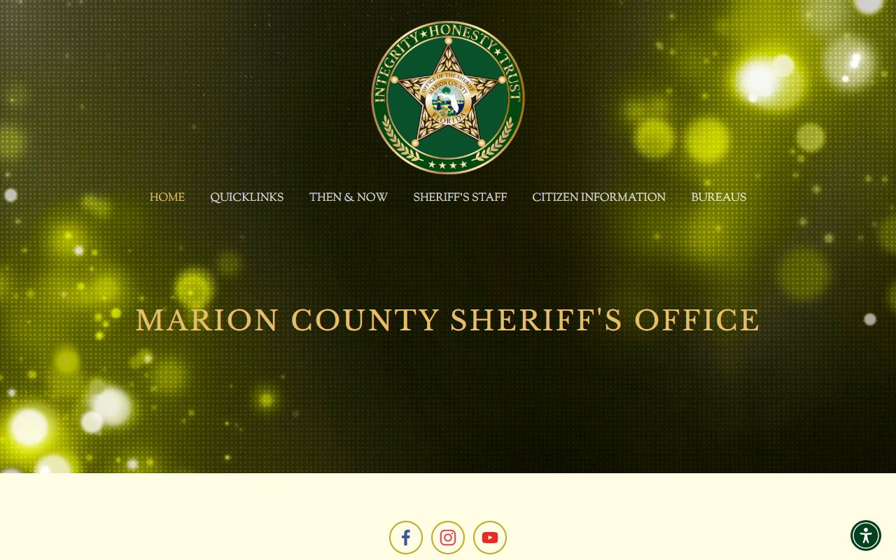 Marion County Sheriff alternate portal for inmate search and recent bookings