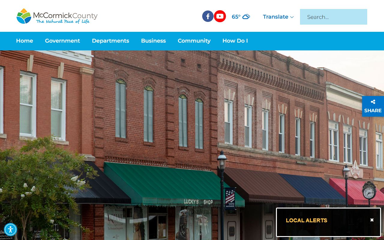 McCormick County official government website for recent bookings and arrest records